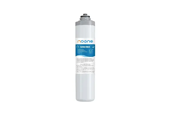 filtro de agua de bloque de carbón